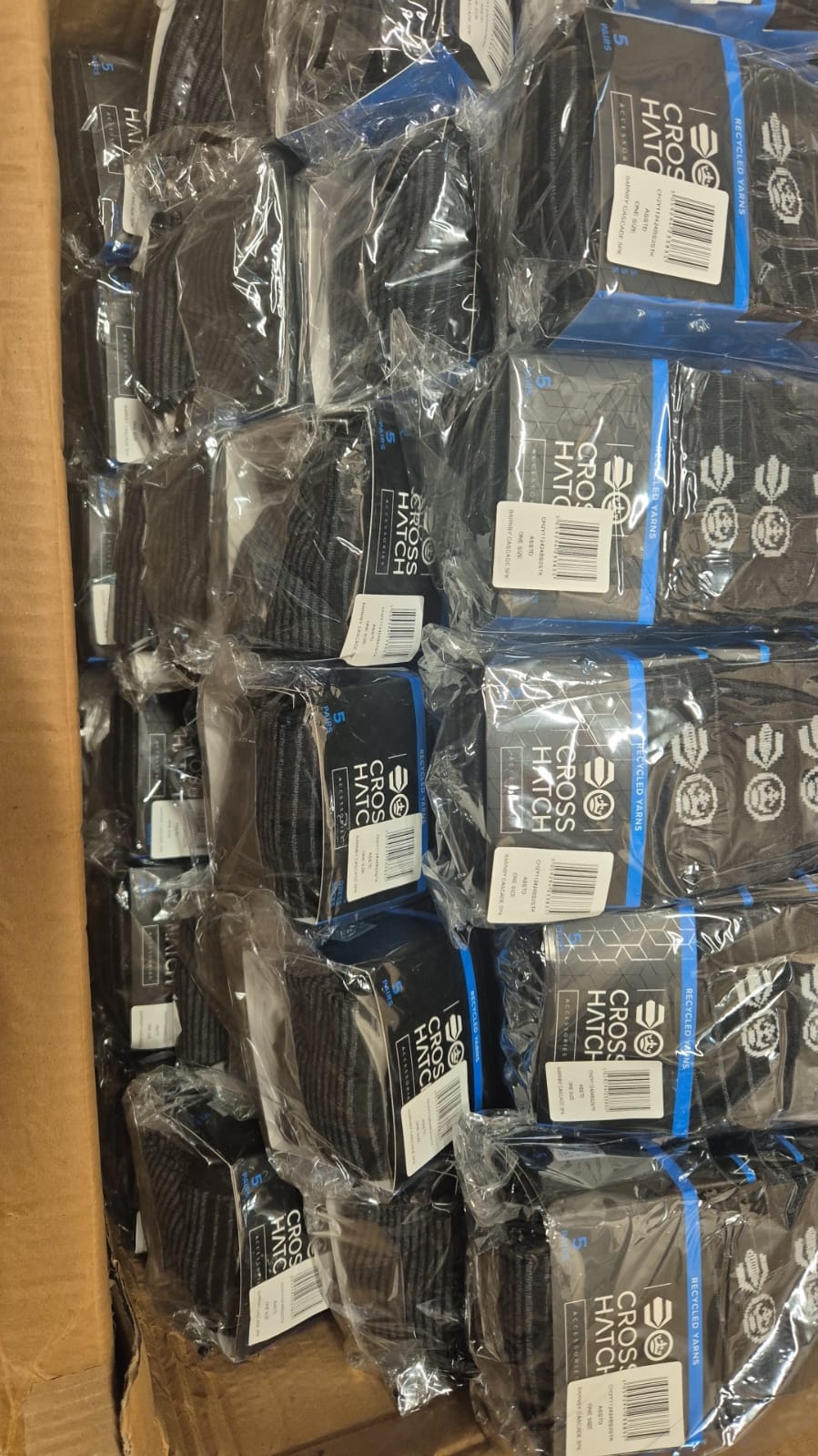 Joblot 36 x 5 Pairs CrossHatch Barnby Socks